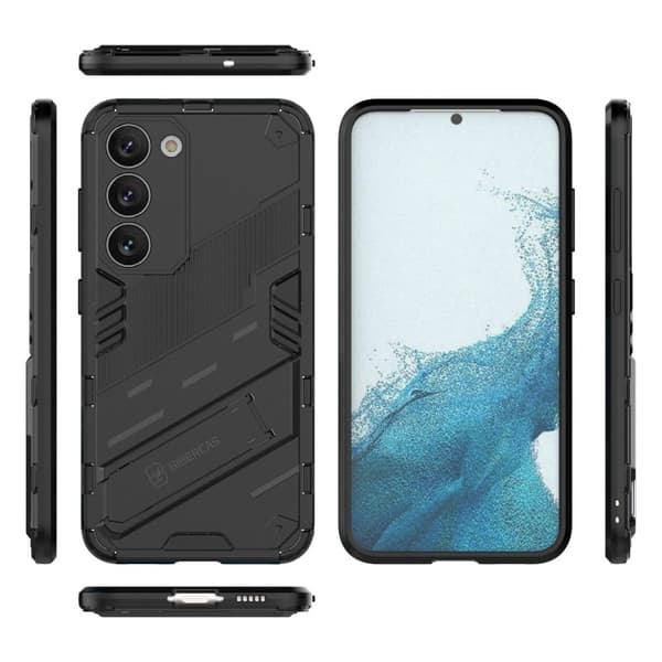 Stødsikker Hybrid Cover med A Moderne Touch til Samsung Galaxy S23 Plus - Sort Black