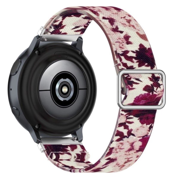 22mm nylon watch band for Huawei and Samsung watch - Peony multifärg