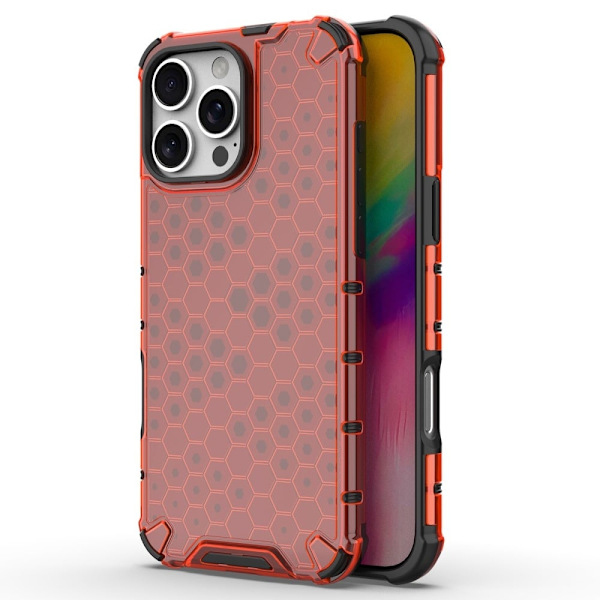 Bofink Honeycomb iPhone 16 Pro Max kotelot - Punainen Red
