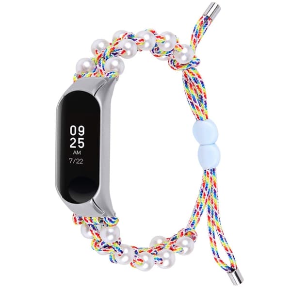 Xiaomi Mi Band 7 nylon stilfuld urrem - Farverig Multicolor