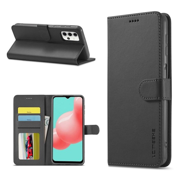 LC.IMEEKE Samsung Galaxy A32 5G Flip Case - Sort Black
