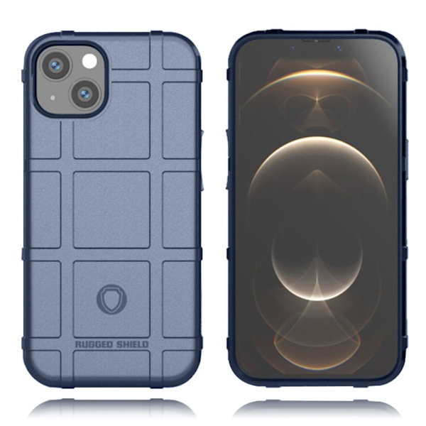 Rugged Shield Etui iPhone 13 - Blå Blue
