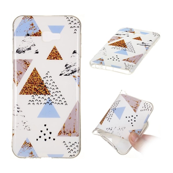 Samsung Galaxy J4 Plus (2018) marmor mønster etui - stil G Multicolor