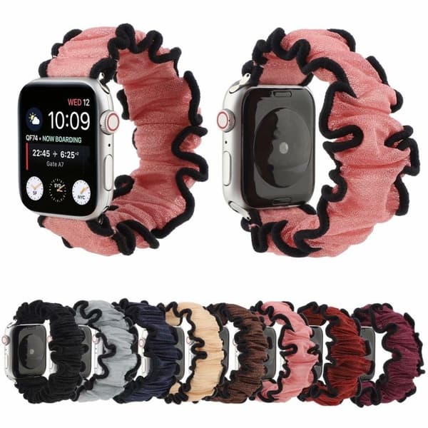 Apple Watch Series 6 / 5 40mm hårbånd med tema - Lyserød Pink