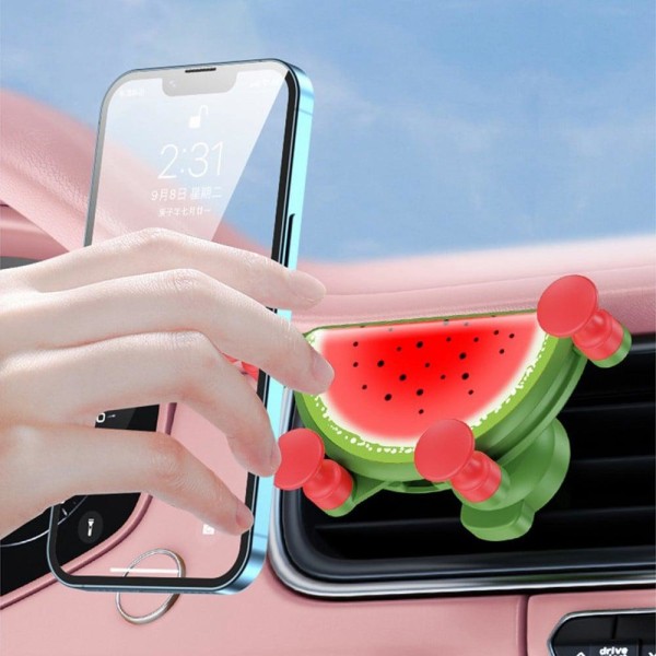 Cool fruit style phone mount holder - Kiwi Grön