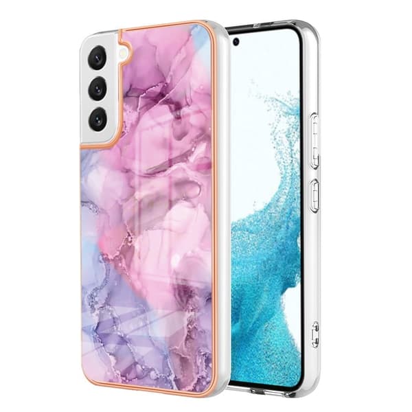 Marble Samsung Galaxy S23 Suojakotelo - Rose Pink