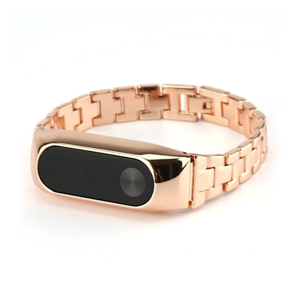 Xiaomi Mi Band 2 Erstatningsrem i rustfri stål - Rosa Guld Pink