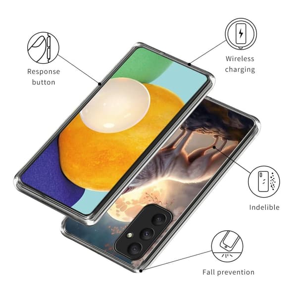 Deco Samsung Galaxy A15 deksel - Style H White