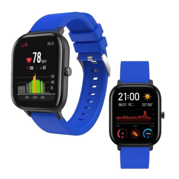 Amazfit Nuorten twill silikoni ranneke - Vauvasininen Blue