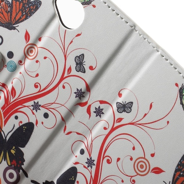 Butterfly läder Microsoft Lumia 650 fodral - Flerfärgad multifärg