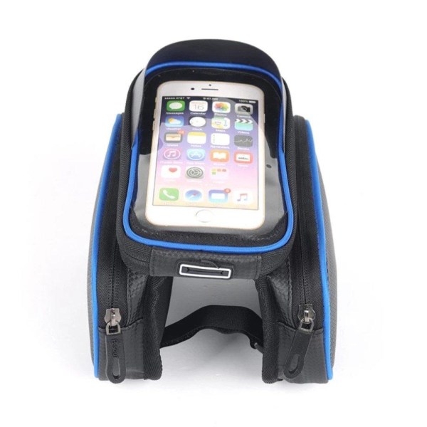 B-SOUL waterproof bicycle bag with touch screen window - Blue Blue
