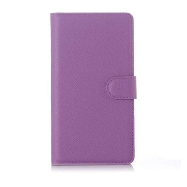 Jensen Microsoft Lumia 950 Xl Nahkakotelo Standillä - Violetti Purple