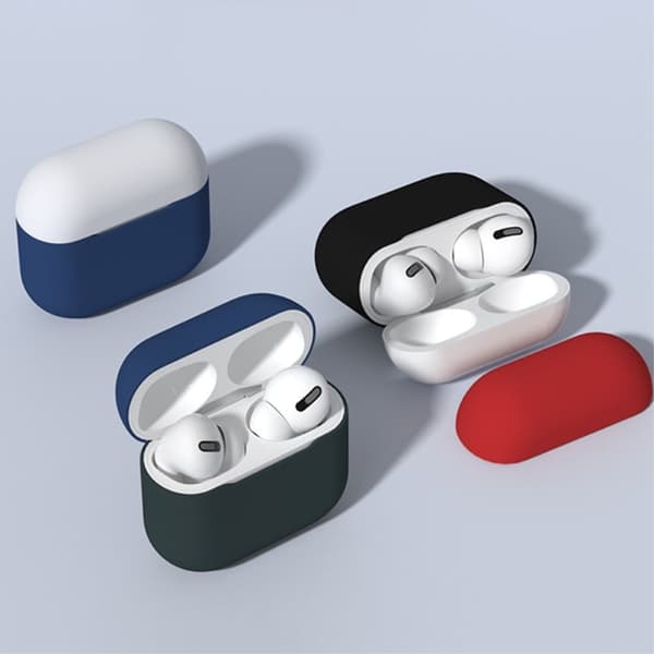 AirPods silikone-etui til øretelefoner - Hvid White