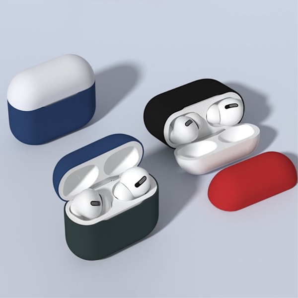 AirPods silikonetui til øretelefoner - Hvit White