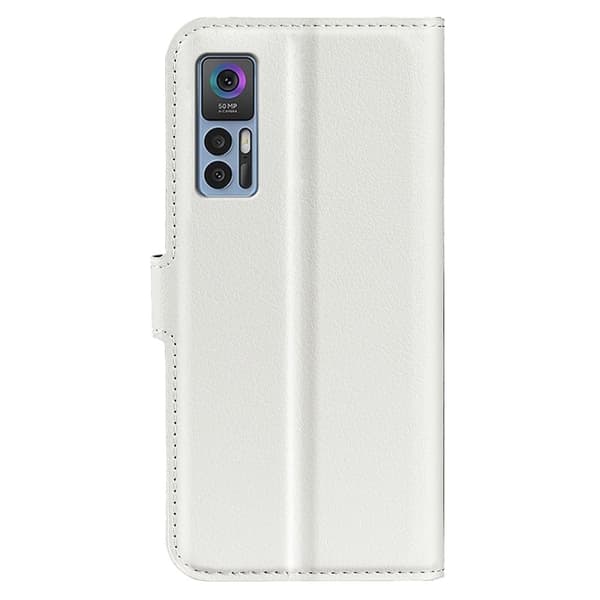 Classic TCL 30 5G flip etui - Hvit White