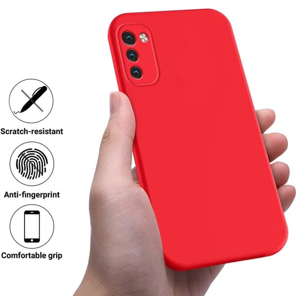 Matt flytende silikondeksel for Nokia G11 / Nokia G21 - Rød Red