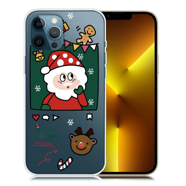 Juleveske til iPhone 13 Pro Max - Nissefoto Multicolor