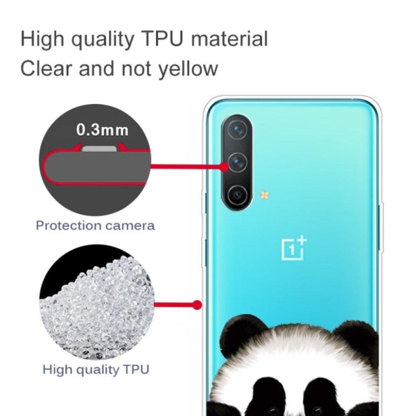 Deco OnePlus Nord CE 5G Suojakotelo - Cute Panda Multicolor