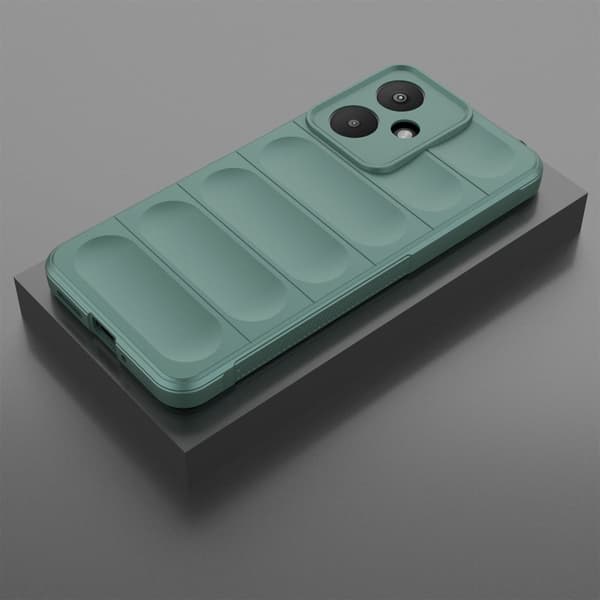 Blødt grebsformet Xiaomi Redmi 13C cover - Grøn Green