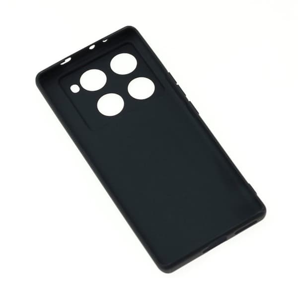 Mjukt och matt Infinix Note 40 Pro skal Svart