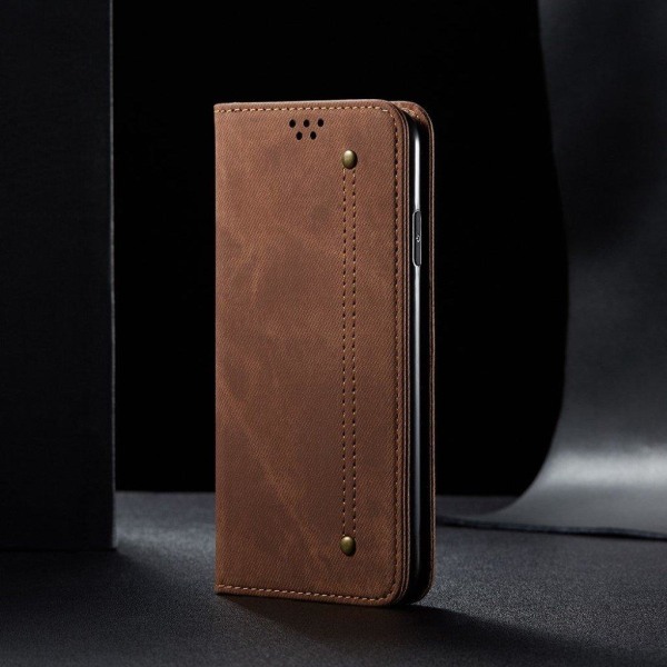 Jeans Huawei P40 Lite 5G kotelot - Ruskea Brown