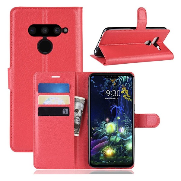 Classic LG V50 ThinQ etui - Rød Red
