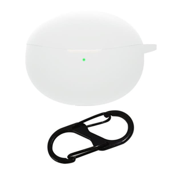 Oppo Enco R Pro / Air2 Pro silikoneovertræk med spænde - Hvid White