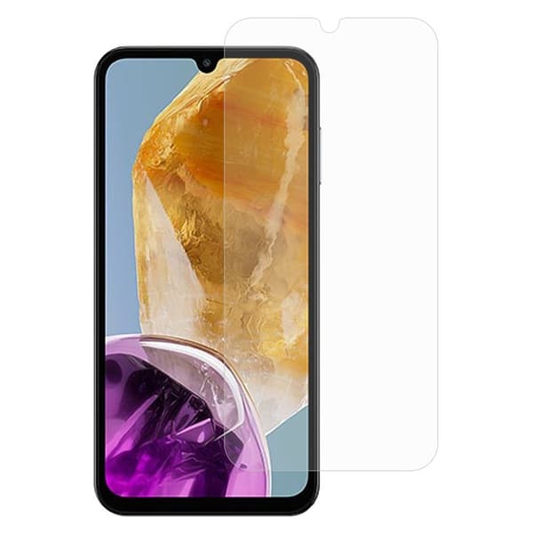 Samsung Galaxy M15 kosketusherkkä ja temperoitu suojalasi Transparent