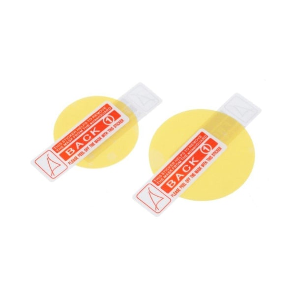 2Pcs front and back film for AirTags - Yellow Gul