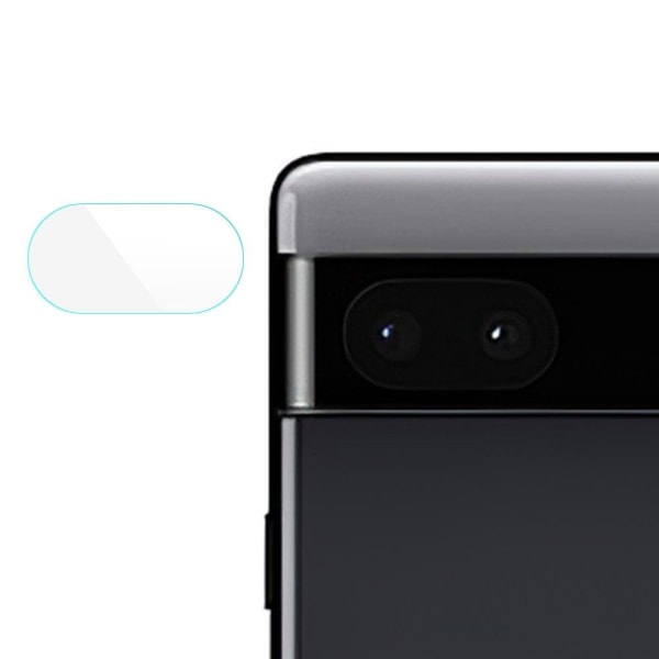 Kameralinsskydd i härdat glas för Google Pixel 6a Transparent