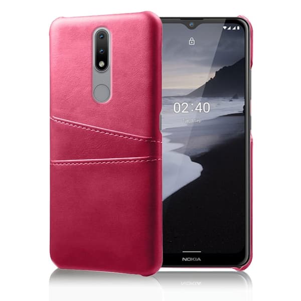 Dual Card Etui Nokia 2.4 - Rose Pink