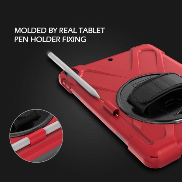 iPad Air (2019) X-Shape swivel suojakotelo  - Punainen Red