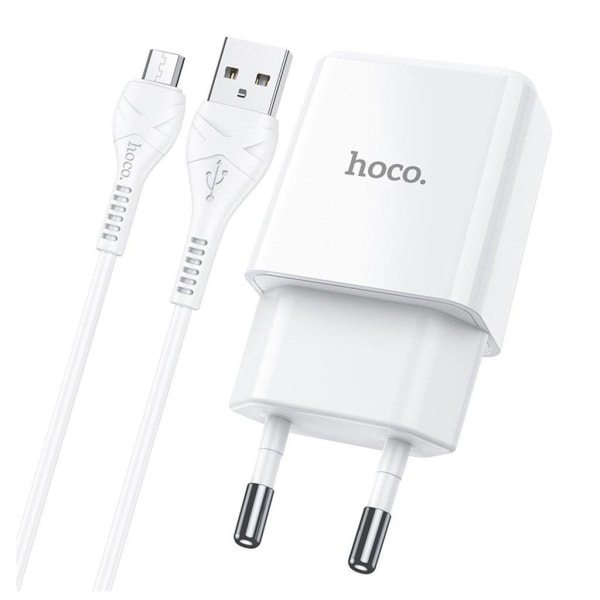 HOCO N9 Especial single port charger set(Micro)(EU) - white White