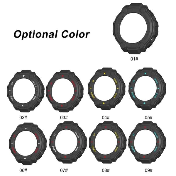 Amazfit T-Rex Pro TPU kehys - Punainen / Valkoinen Black