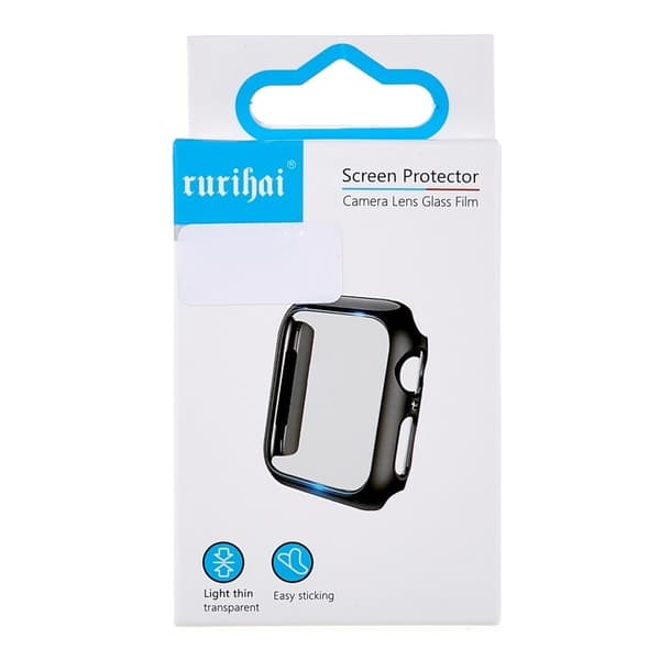 RURIHAI Apple Watch (45 mm) självlysande skyddshölje - Blå Blå