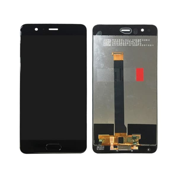 Huawei P10 Plus LCD extra skärm - Genomskinligt Svart