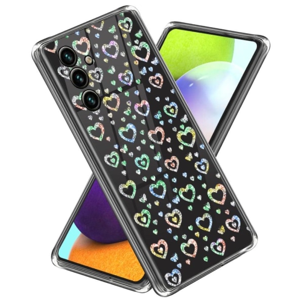 Deco Samsung Galaxy A24 4G skal - Kärlekshjärta multifärg