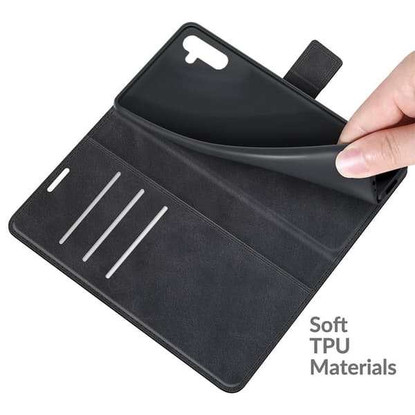 Wallet-style Nahkakotelo For Samsung Galaxy A13 5G - Musta Black