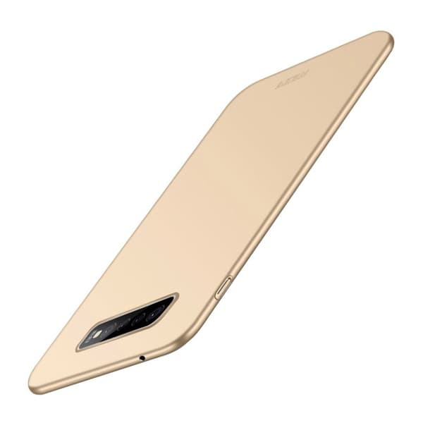 MOFI Shield Samsung Galaxy S10 Plus ultra tyndt mat etui - Guld Gold