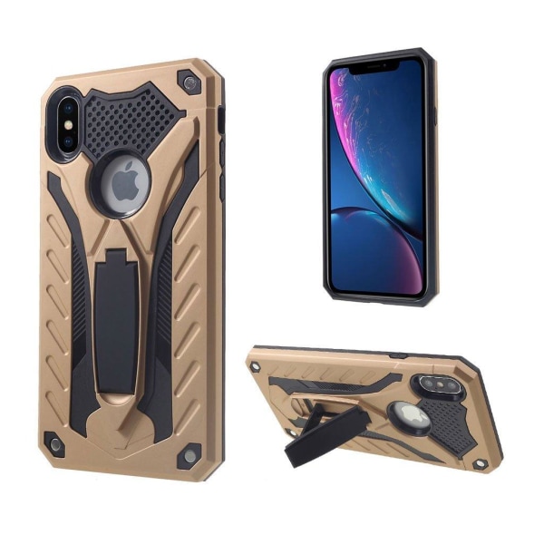 iPhone Xs Max drop-proof hybrid case - Gold Guld