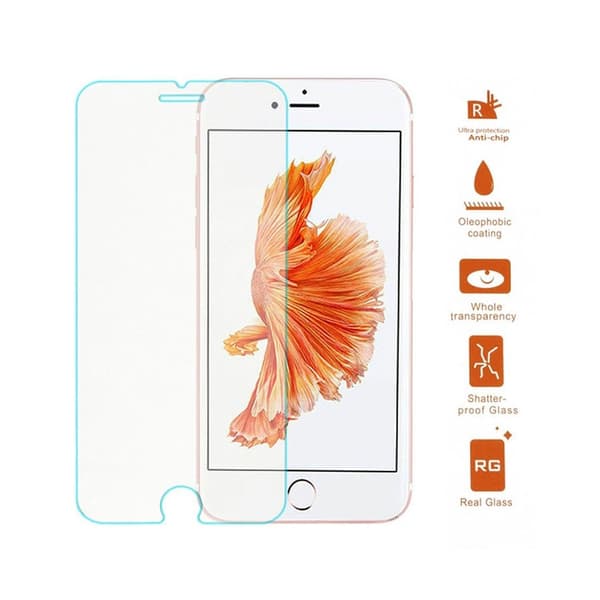 0.3mm härdat glas iPhone 8 / iPhone 7 skärmskydd Transparent