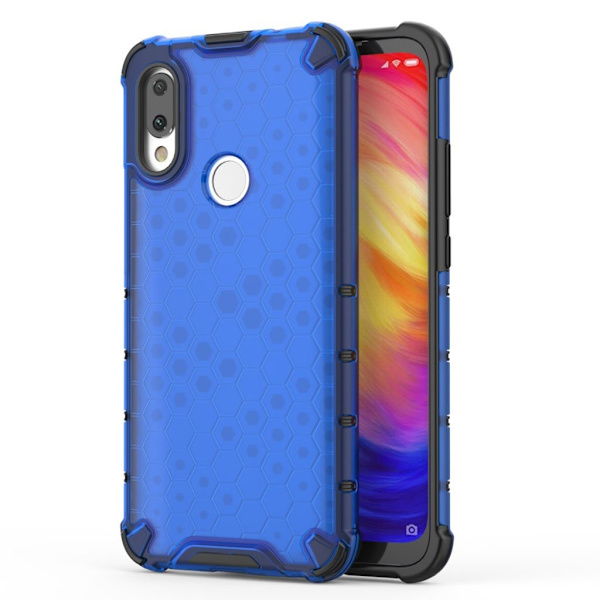 Bofink Honeycomb Xiaomi Redmi 7 deksel - Blå Blue