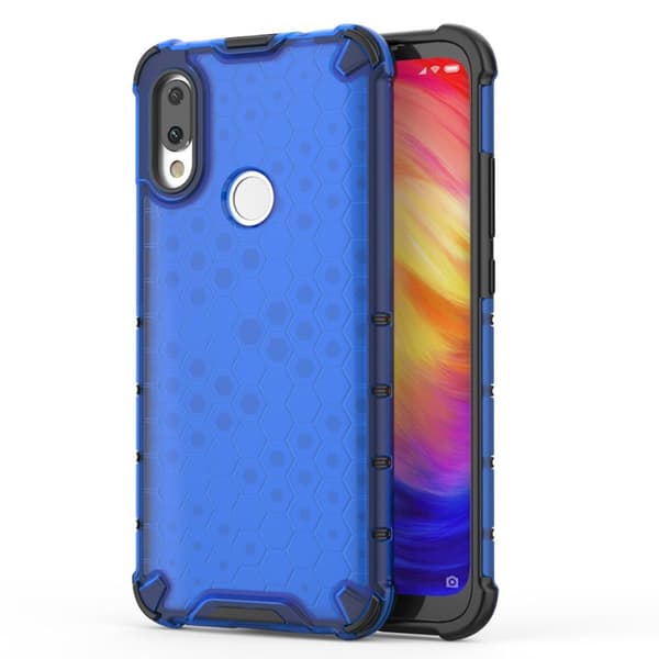 Bofink Honeycomb Xiaomi Redmi 7 skal - Blå Blå