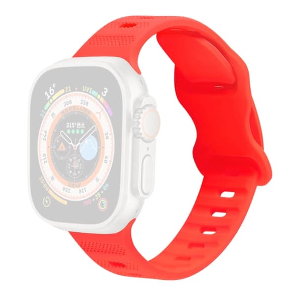 Apple Watch Series 9 41mm silikoniranneke - Punainen Red