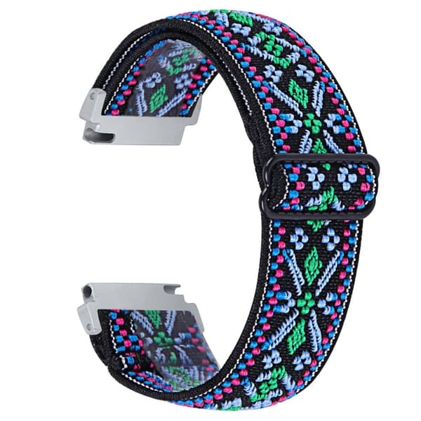 Garmin Vivomove 3 / GarminMove 3 20mm Elastisk Jacquard tyg klockarmband ersättning - 19 Blå