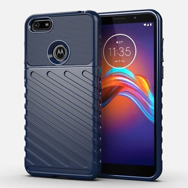 Thunder Motorola Moto E6 Play skal - Blå Blå