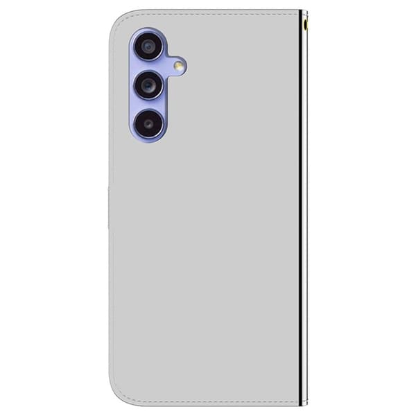Mirror Samsung Galaxy A35 fodral - Silver Silvergrå