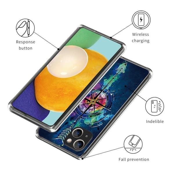 Deco iPhone 15 Plus kotelot - Nuoli Blue