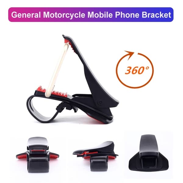 Universaali autokiinnike clip-on puhelimen pidike Black
