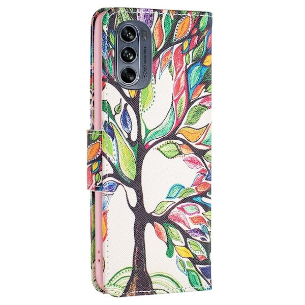 Wonderland Motorola Moto G62 5g Läppäkotelo - Life Puu Multicolor
